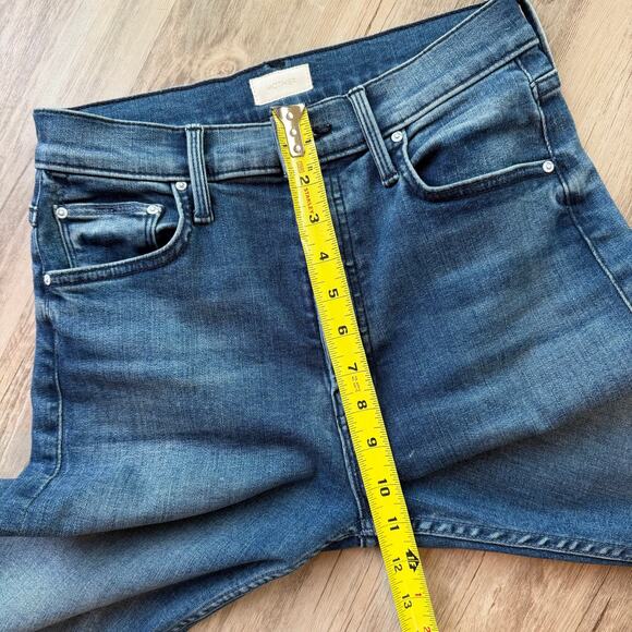 MOTHER The Tomcat Oui Oui Jeans Women’s Size 26 Ankle Button Fly Premium Denim - Picture 7 of 13